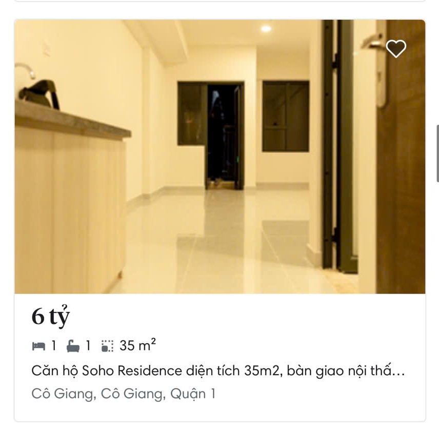 Căn Hộ Soho Residence